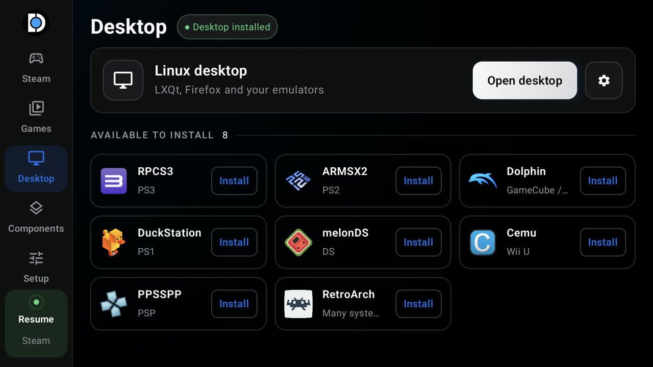 How to Run PS3 (RPCS3), PS2 (PCSX2), and Linux Emulators via DroidDeck's Desktop Runtime